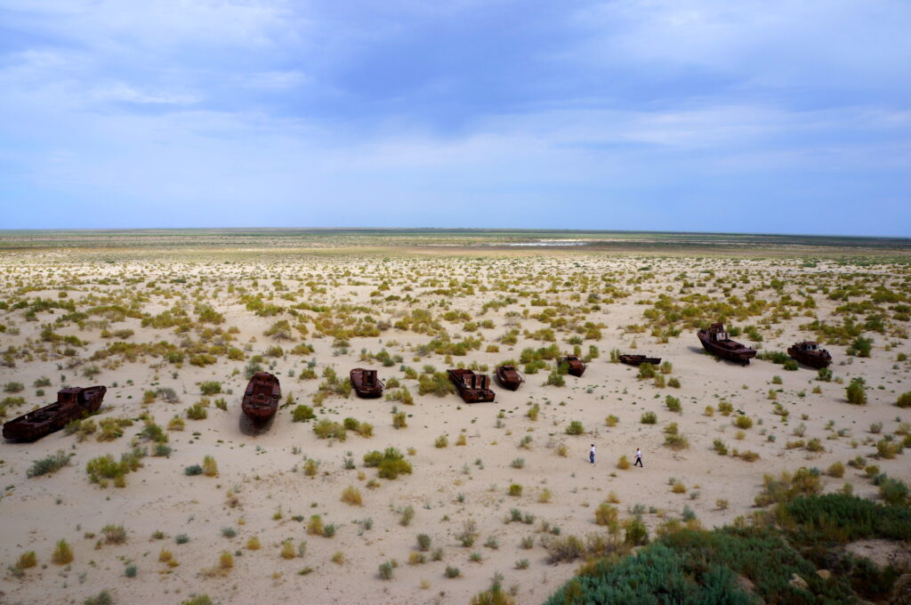 the Aral Sea